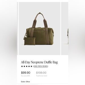 Quince neoprene duffle bag